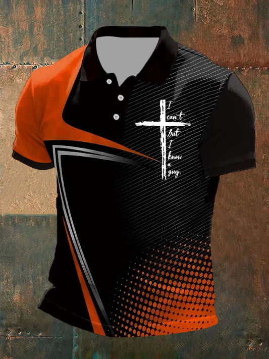 Men's I Can't But I Know A Guy Printed Polo Shirt - gracestitchs
