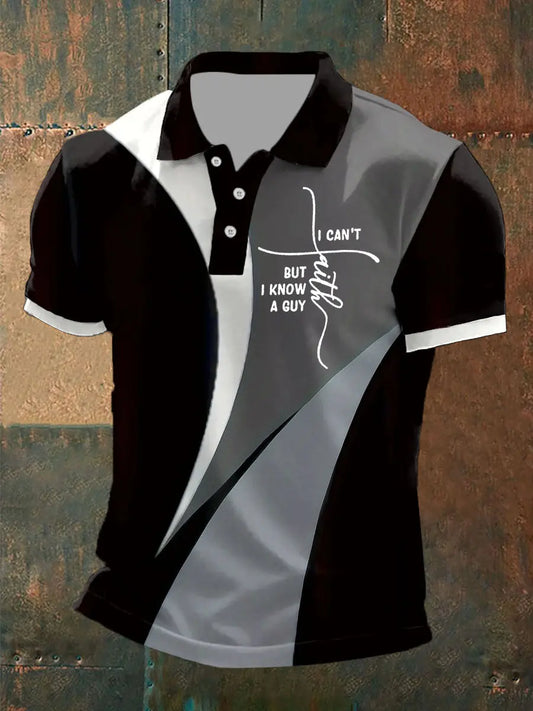 Men's I Can't But I Know A Guy Printed Polo Shirt - gracestitchs