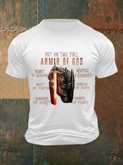 Men's Put On The Full Armor Of God Casual Tee