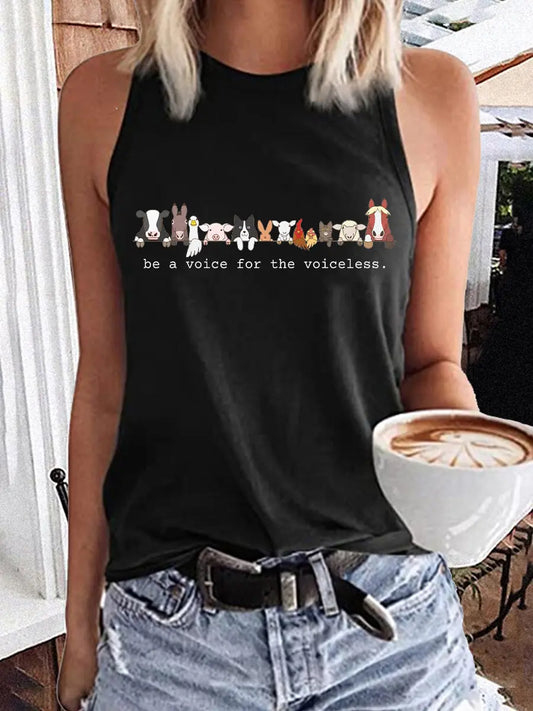 Women's animal love vest