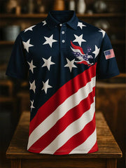 Men's USA Print Short Sleeve Shirt