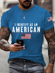 Men's I Identify As An American Casual Tee