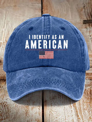 Unisex I Identify As An American Hat