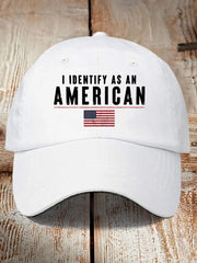 Unisex I Identify As An American Hat
