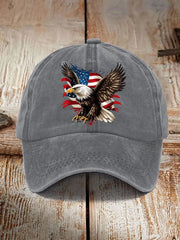 American Flag Eagle Print Unisex Hat