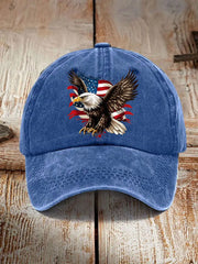 American Flag Eagle Print Unisex Hat