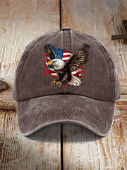 American Flag Eagle Print Unisex Hat