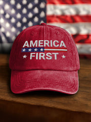 Unisex Anti War Ameirica First Peace Printed Hats