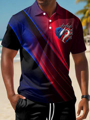 Men's USA Print short sleeve shirt gracestitchs