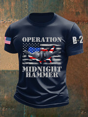 Men's Operation Midnight Hammer B-2 Spirit short sleeves t-shirt