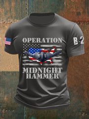 Men's Operation Midnight Hammer B-2 Spirit short sleeves t-shirt