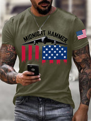 Men's Operation Midnight Hammer B-2 Spirit Short-sleeved T-shirt