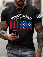 Men's Operation Midnight Hammer B-2 Spirit Short-sleeved T-shirt