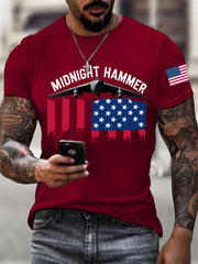 Men's Operation Midnight Hammer B-2 Spirit Short-sleeved T-shirt