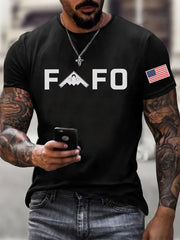 Men's Midnight Hammer B2 FAFO Printed T-shirt gracestitchs