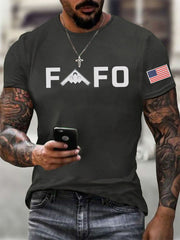 Men's Midnight Hammer B2 FAFO Printed T-shirt gracestitchs