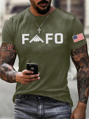 Men's Midnight Hammer B2 FAFO Printed T-shirt gracestitchs