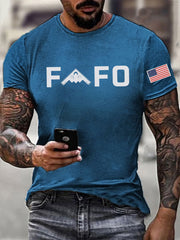 Men's Midnight Hammer B2 FAFO Printed T-shirt gracestitchs