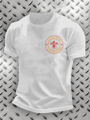 Men's Support Your Local Figrfighters Print T-shirt