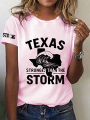 Women's Texas Strong Short-sleeved T-shirt gracestitchs