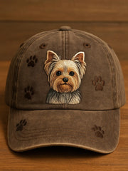 Dog Art Print Casual Unisex Hat gracestitchs