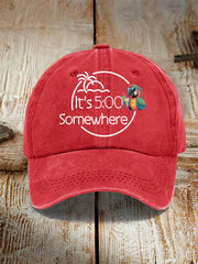 Unisex Its 5 O'clock Somewhere Hat