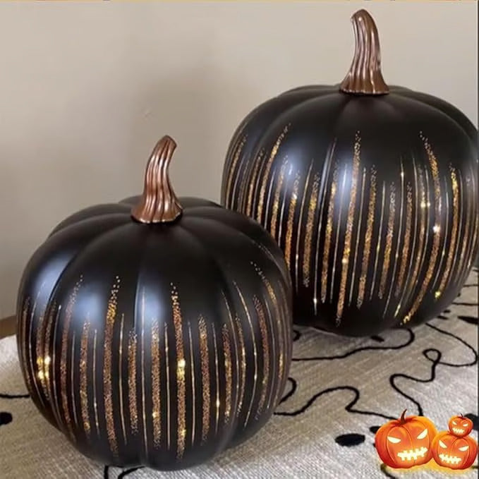Twinkle Light Pumpkins gracestitchs