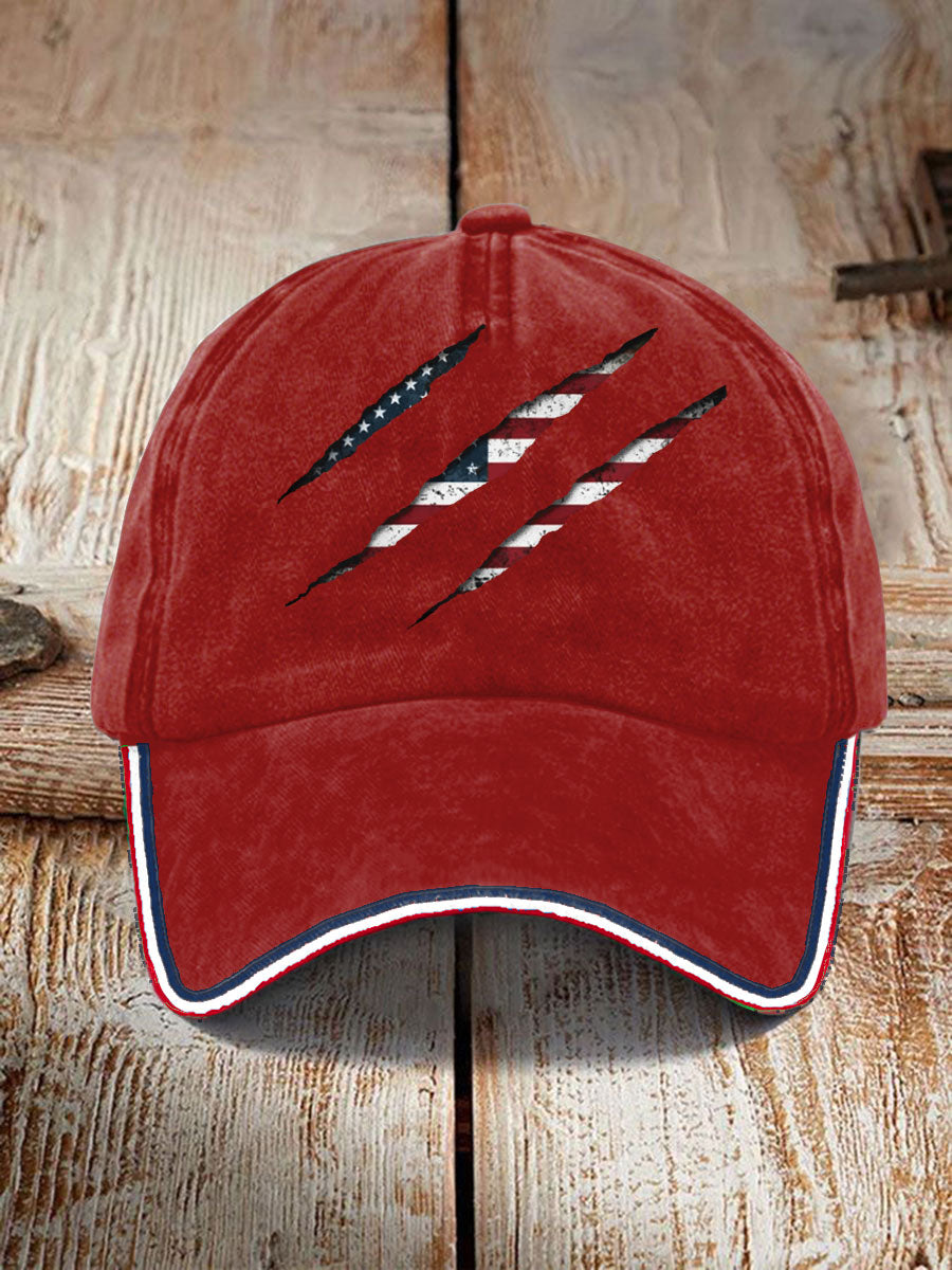 Unisex American Flag Printed Hat gracestitchs