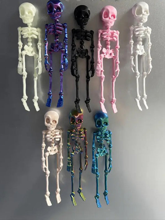 3D Printed Vintage Skeleton Magnetic Figurine