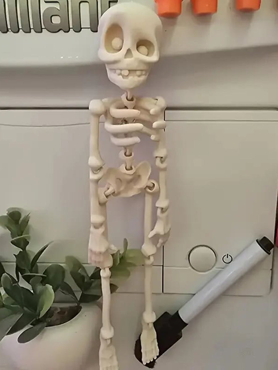 3D Printed Vintage Skeleton Magnetic Figurine gracestitchs