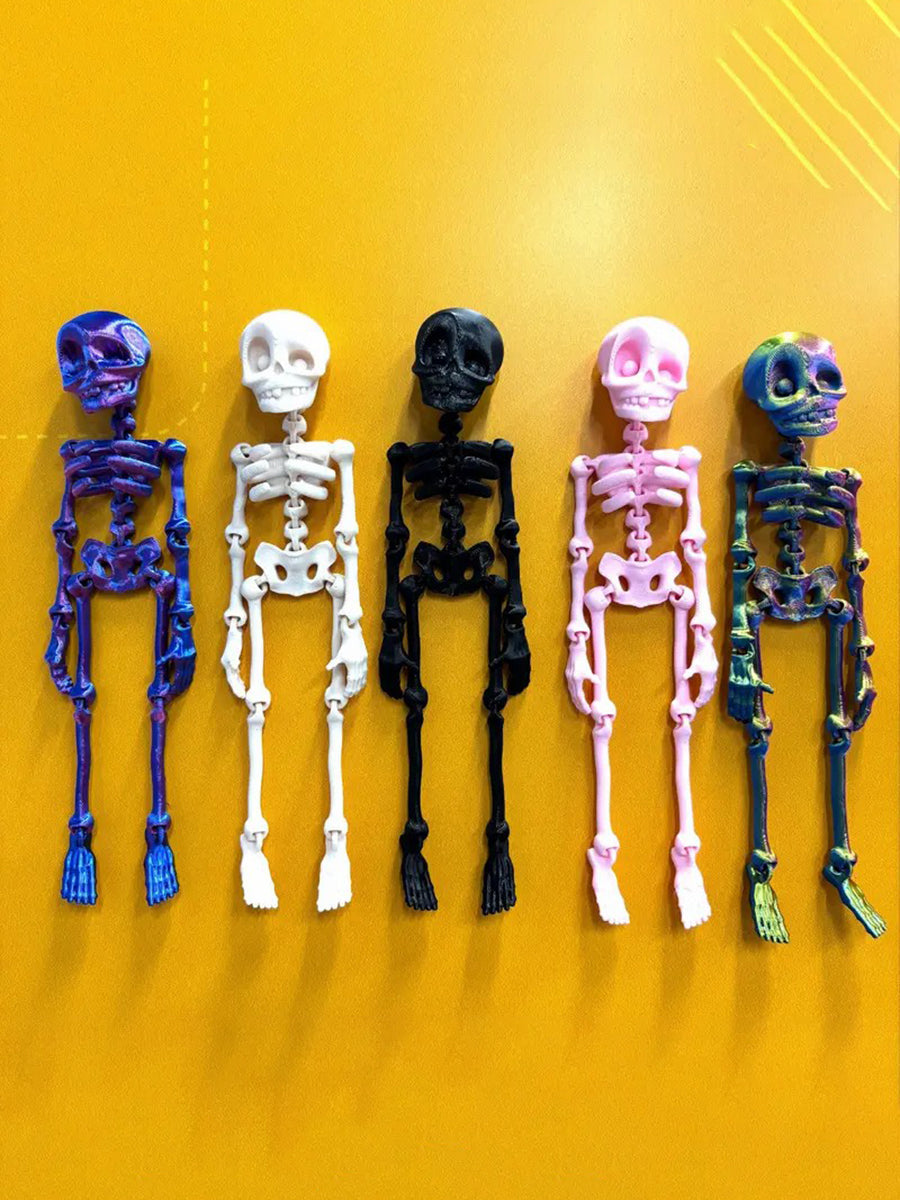 3D Printed Vintage Skeleton Magnetic Figurine gracestitchs