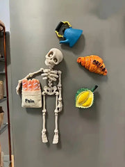 3D Printed Vintage Skeleton Magnetic Figurine gracestitchs