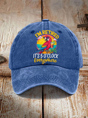 Unisex Resort Hawaiian Design Print Hat gracestitchs