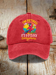 Unisex Resort Hawaiian Design Print Hat gracestitchs