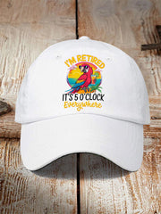 Unisex Resort Hawaiian Design Print Hat