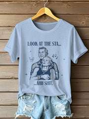 Women's Funny Halloween Kiss Cam Printed T-Shirt