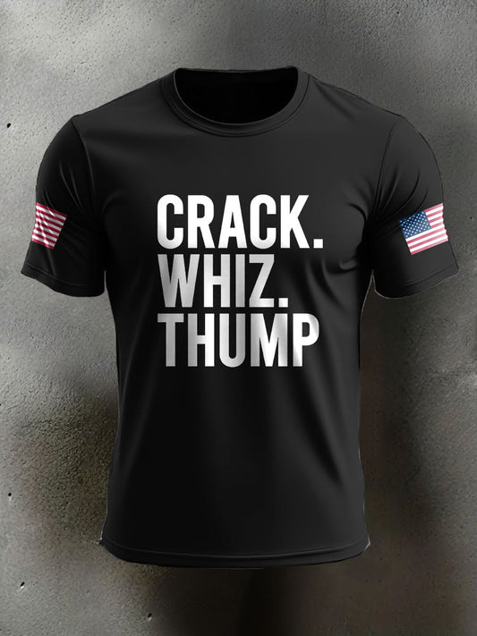 Men's Crack Whiz Thump Veteran Printed T-shirt gracestitchs