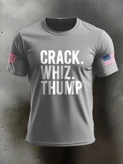 Men's Crack Whiz Thump Veteran Printed T-shirt