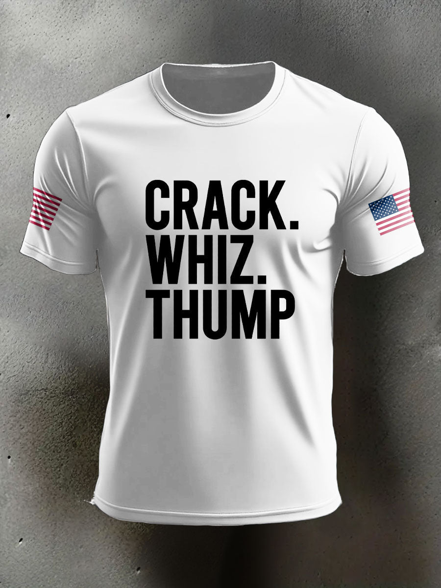 Men's Crack Whiz Thump Veteran Printed T-shirt gracestitchs