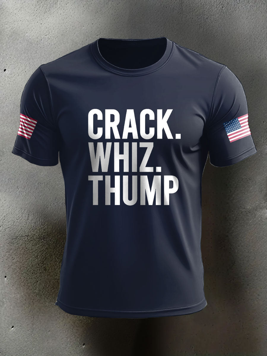 Men's Crack Whiz Thump Veteran Printed T-shirt gracestitchs