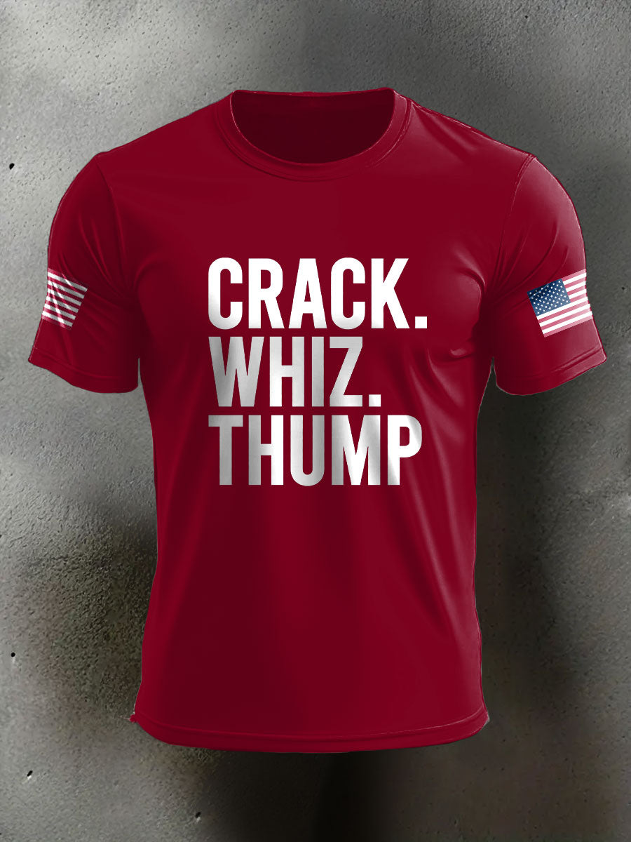 Men's Crack Whiz Thump Veteran Printed T-shirt gracestitchs