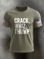 Men's Crack Whiz Thump Veteran Printed T-shirt
