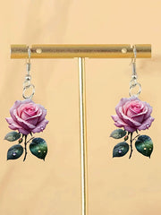 Elegant Floral Earrings gracestitchs