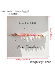 Women's Breast Cancer Pink Adjustable Bracelet gracestitchs
