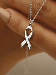 Women's breast cancer necklace gracestitchs