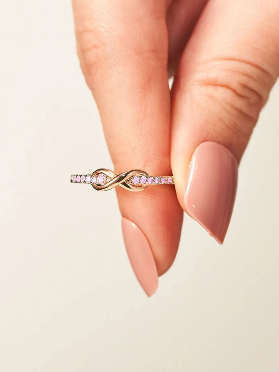 Women's breast cancer ring gracestitchs