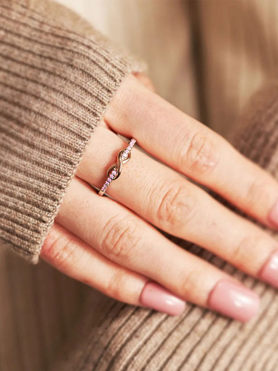 Women's breast cancer ring gracestitchs