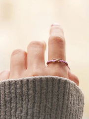 Women's breast cancer ring gracestitchs