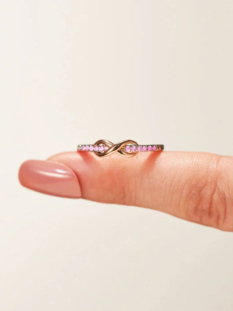 Women's breast cancer ring gracestitchs