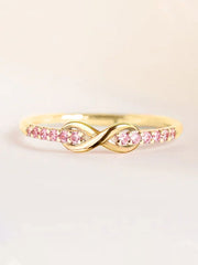 Women's breast cancer ring gracestitchs